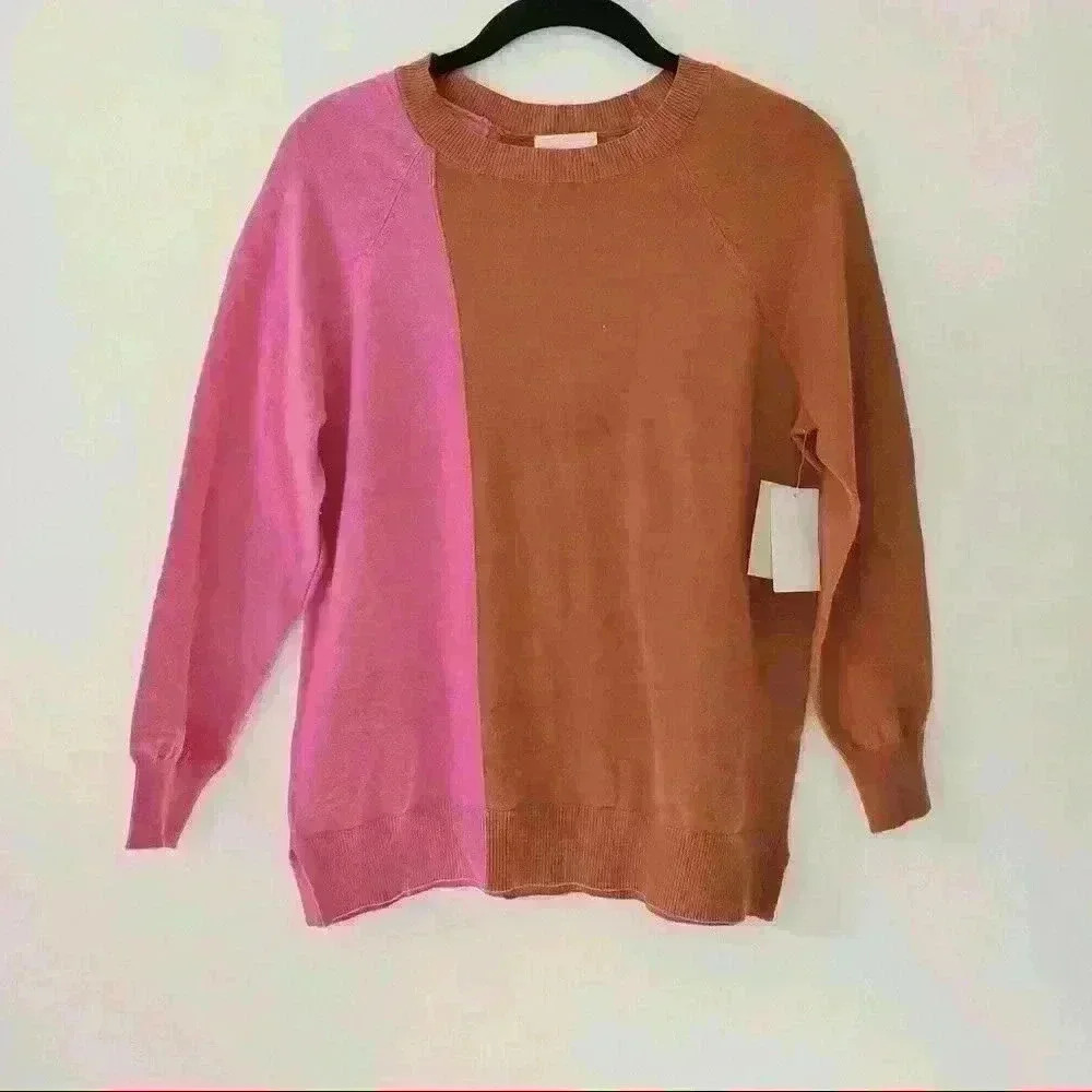 14th & Union Color Block Pullover Sweater